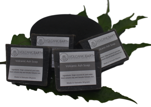 Coconut Soap - Volcanic Ash - Volcanic Earth - 4 Pack