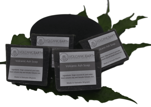 Coconut Soap - Volcanic Ash - Volcanic Earth - 4 Pack